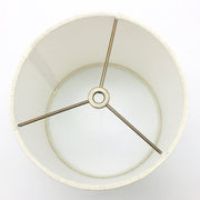 Tawa Lamp Shade | 8" x 8" x 9" H | Spun Linen | Medium Brass