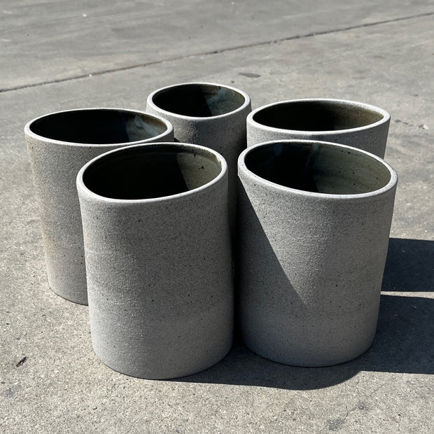 Apple Seed Vase | 5" x 6" | Greystone/Danish Int./Raw Ext.