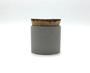 Canister w/ Bark Top | 4" x 4" | Greystone/RAW (CC)