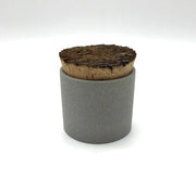 Canister w/ Bark Top | 4" x 4" | Greystone/RAW (CC)