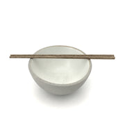 Enoki Bowl | 6" x 3" | Greystone/Snow White CC