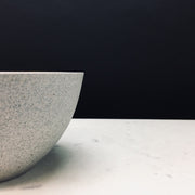 Humble Ceramics | Stillness Collection | Enoki Bowl | EB1-G-S | Greystone/Snow White | 