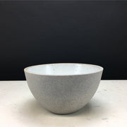 Humble Ceramics | Stillness Collection | Enoki Bowl | EB1-G-S | Greystone/Snow White | 