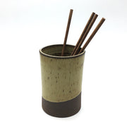Apple Seed Vase | 4" x 6" | Brownstone/Tortoise Shell
