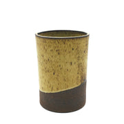 Apple Seed Vase | 4" x 6" | Brownstone/Tortoise Shell | Humble Ceramics