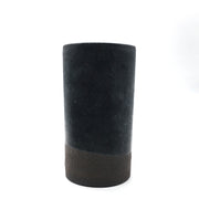 Apple Seed Vase | 4" x 8" | Brownstone/Matte Black