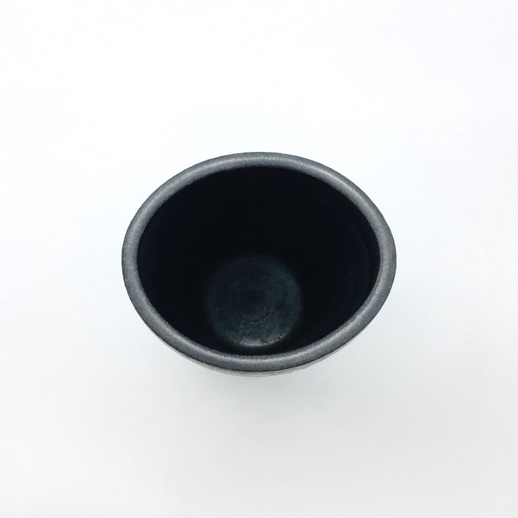 Apple Seed Vase | 4" x 8" | Brownstone/Matte Black