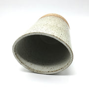 Apple Seed Vase | 6" x 9" | Sandstone/Snow White