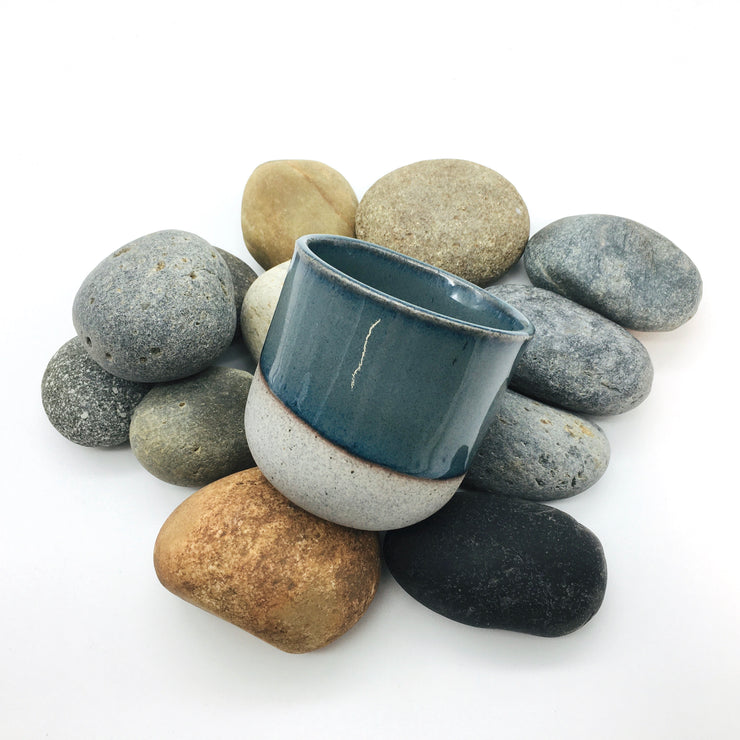 Alder Tumbler | 3" x 3" | Greystone/Baltic Blue