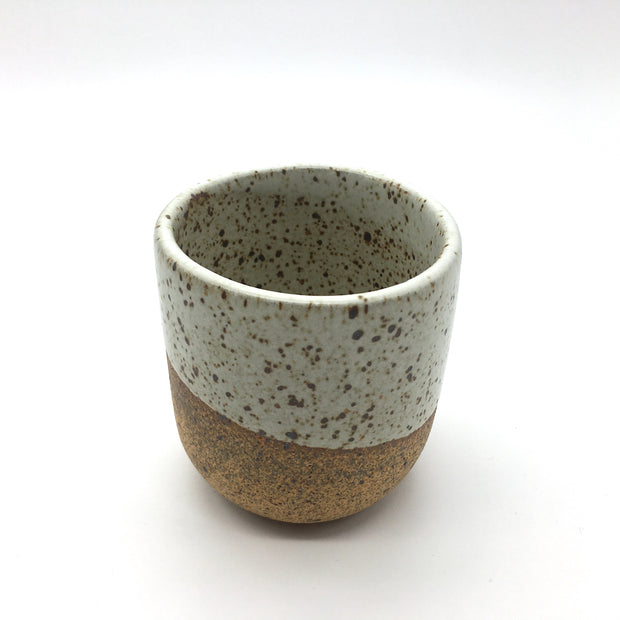 ATMB33-S-S | Alder Tumbler | 3" x 3" | Sandstone/Snow White | Humble Ceramics |