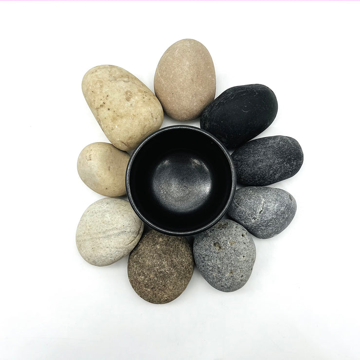 Alder Tumbler | 3.5" x 3.5" | Greystone/Matte Black
