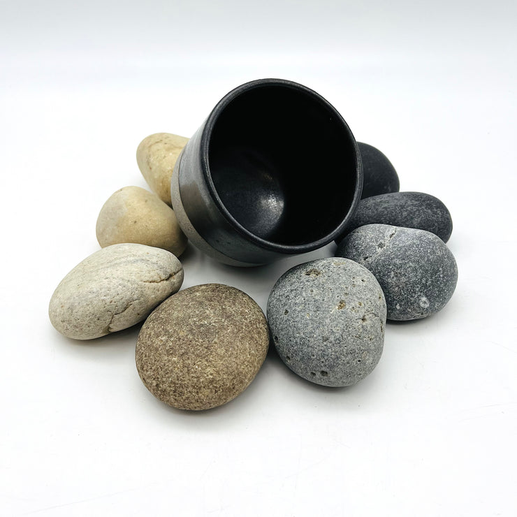 Alder Tumbler | 3.5" x 3.5" | Greystone/Matte Black