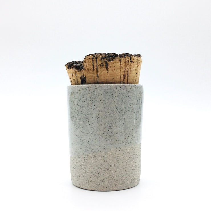 Canister w/ Bark Top | 2 oz | Greystone/Clear Sky