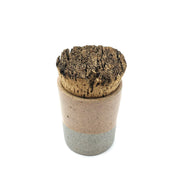 Canister w/ Bark Top | 2 oz | Greystone/English Rose
