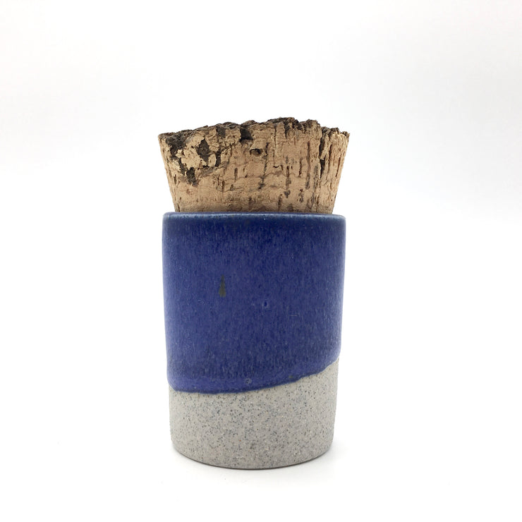 Canister w/ Bark Top | 2 oz | Greystone/Indigo
