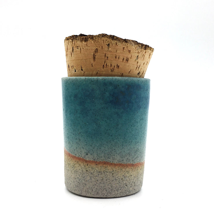 Canister w/ Bark Top | 2 oz | Greystone/Navajo Blue (NOT FOOD SAFE)