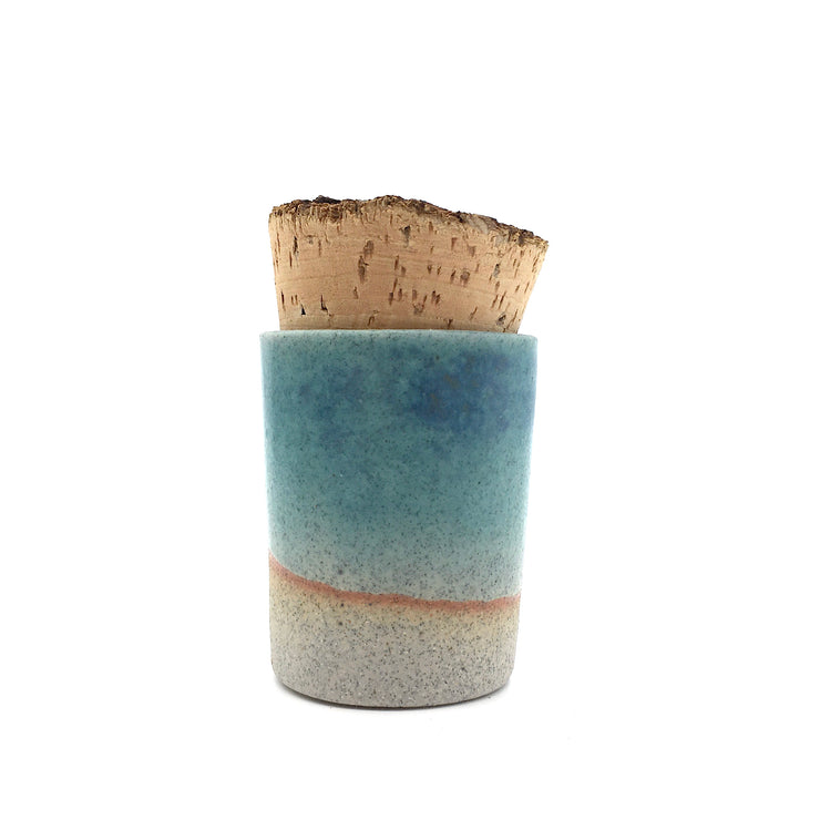 Canister w/ Bark Top | 2 oz | Greystone/Navajo Blue (NOT FOOD SAFE)
