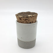Canister w/ Bark Top | 2 oz | Greystone/Snow White