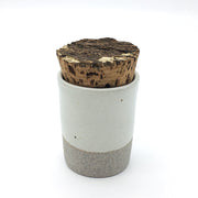 Canister w/ Bark Top | 2 oz | Greystone/Snow White