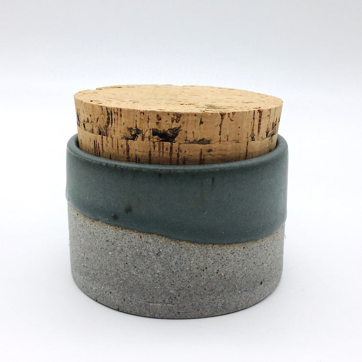 Canister w/ Classic Cork | 3.5" x 2.5" | Greystone/Danish