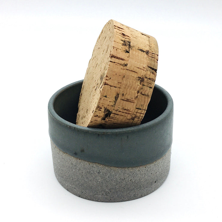Canister w/ Classic Cork | 3.5" x 2.5" | Greystone/Danish