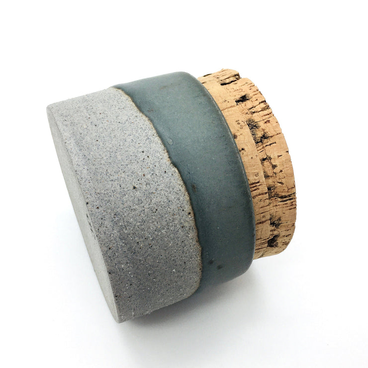 Canister w/ Classic Cork | 3.5" x 2.5" | Greystone/Danish