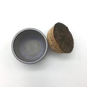 Canister w/ Bark Top | 3.5" x 2.5" | Brownstone/Lavender
