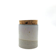 Canister w/ Classic Cork | 4" x 4" | Greystone/Lavender