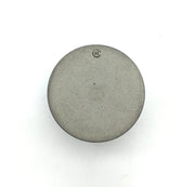 Canister w/ Bark Top | 4.5" x 3" | Greystone/Korean Blue Celadon