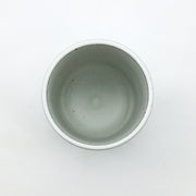 Canister w/ Bark Top | 4" x 6" | Greystone/Snow White
