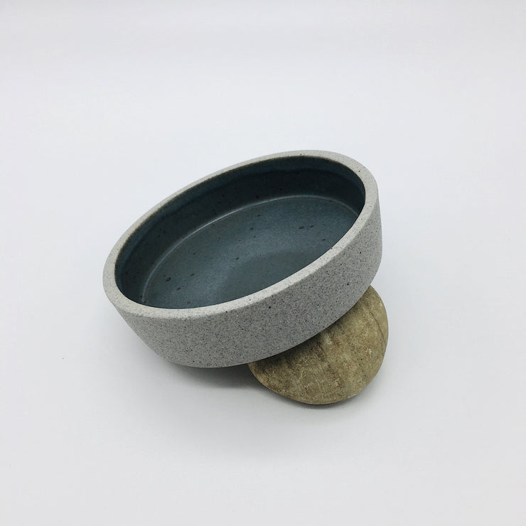 CAZLT55-G-D | Cazuelita | 5.5" x 1.5" | FS Collection | Greystone/Danish | Humble Ceramics |