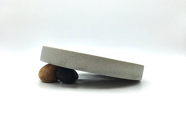 Cazuela Platter | 11" x 1.75" | Greystone/Snow White