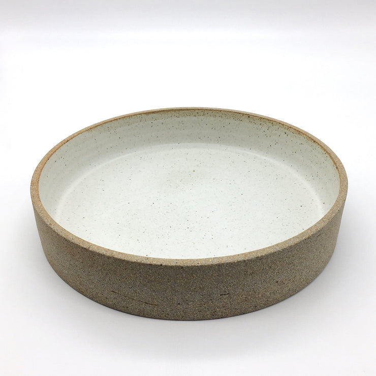 Cazuela Platter | 11" x 1.75" | Sandstone/Snow White