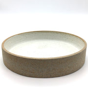Cazuela Platter | 11" x 1.75" | Sandstone/Snow White