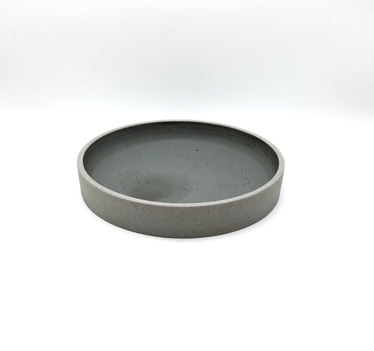 Cazuela Platter | 12" x 2" | Greystone/Danish Pine