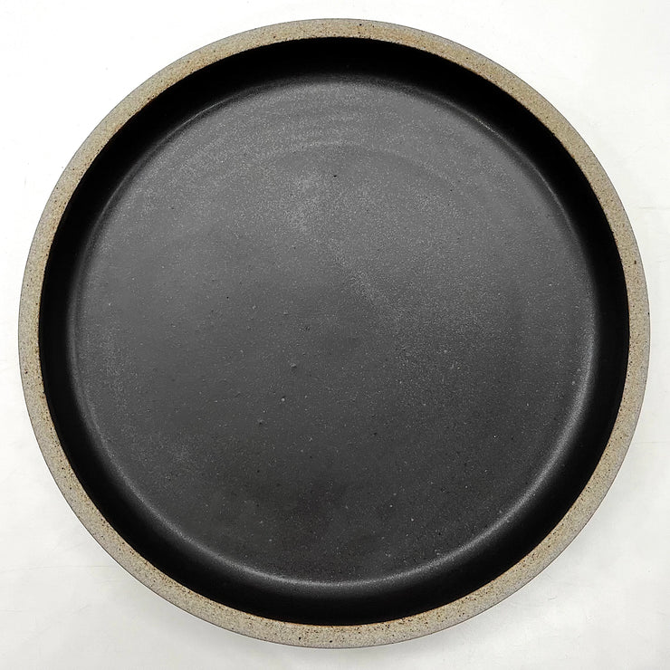 Cazuela Platter | 12" x 2" | Greystone/Matte Black