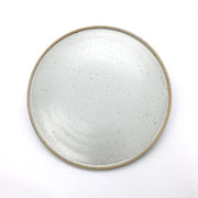 Coaster Plate | 12" | Greystone/Snow White