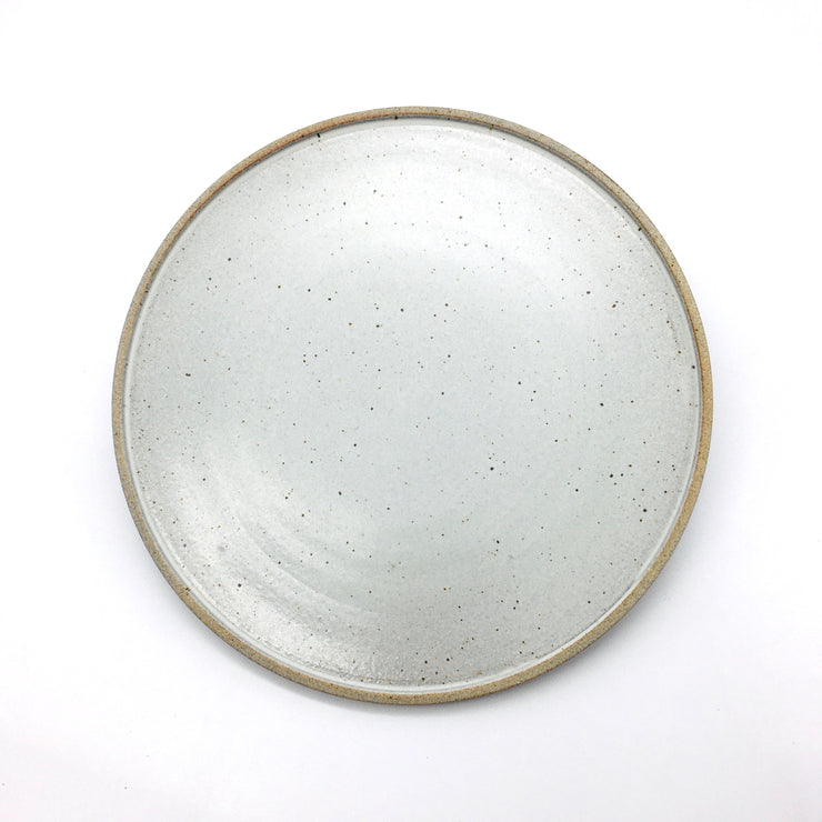 Coaster Plate | 12" | Greystone/Snow White