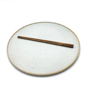 Coaster Plate | 12" | Greystone/Snow White