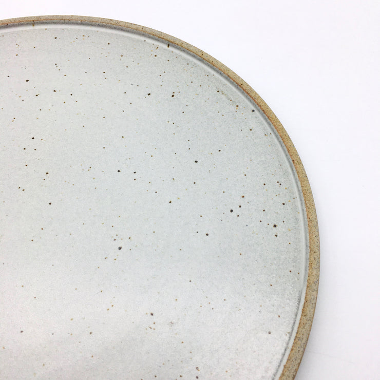 Coaster Plate | 12" | Greystone/Snow White