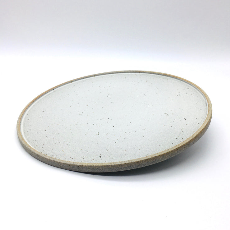 Coaster Plate | 12" | Greystone/Snow White