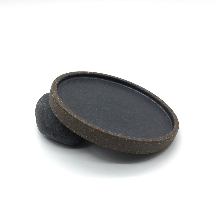 Coaster Plate | 4.5" | Brownstone/Matte Black