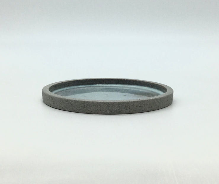 Coaster Plate | 4.5" | Greystone/Korean Blue Celadon