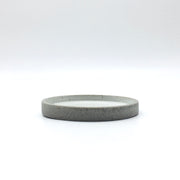 Coaster Plate | 4.5" | Greystone/Snow White
