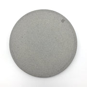 Coaster Plate | 8" | Greystone/Snow White