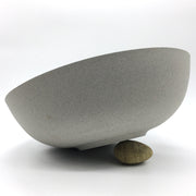 Designer Bowl | 15" x 5" | Greystone/Yellow Jade