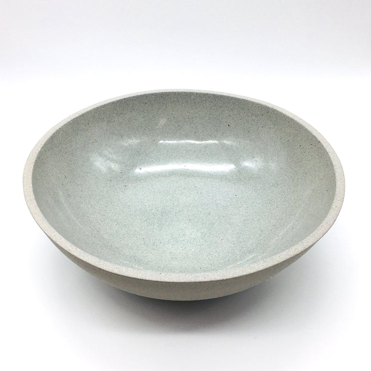Designer Bowl | 15" x 5" | Greystone/Clear Sky