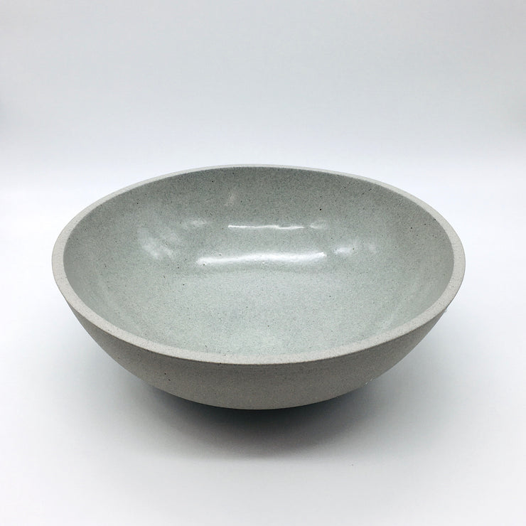 Designer Bowl | 15" x 5" | Greystone/Clear Sky