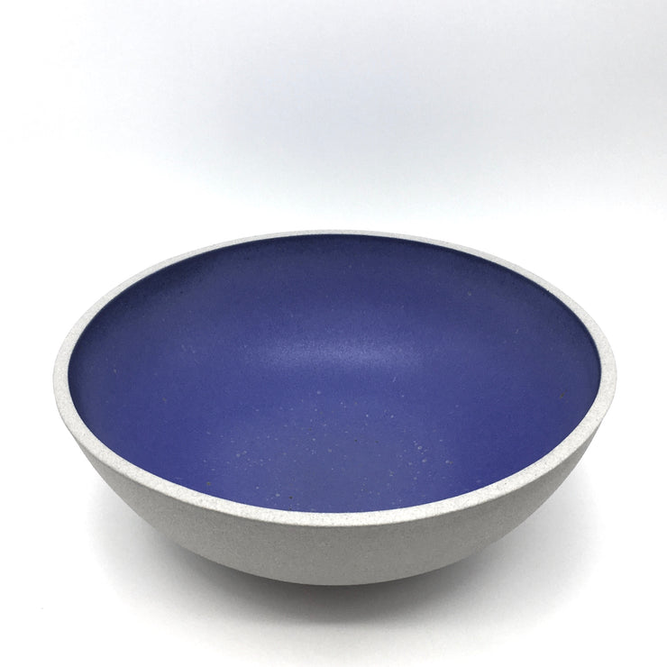Designer Bowl | 15" x 5" | Greystone/Indigo