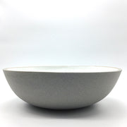 Designer Bowl | 15" x 5" | Greystone/Snow White